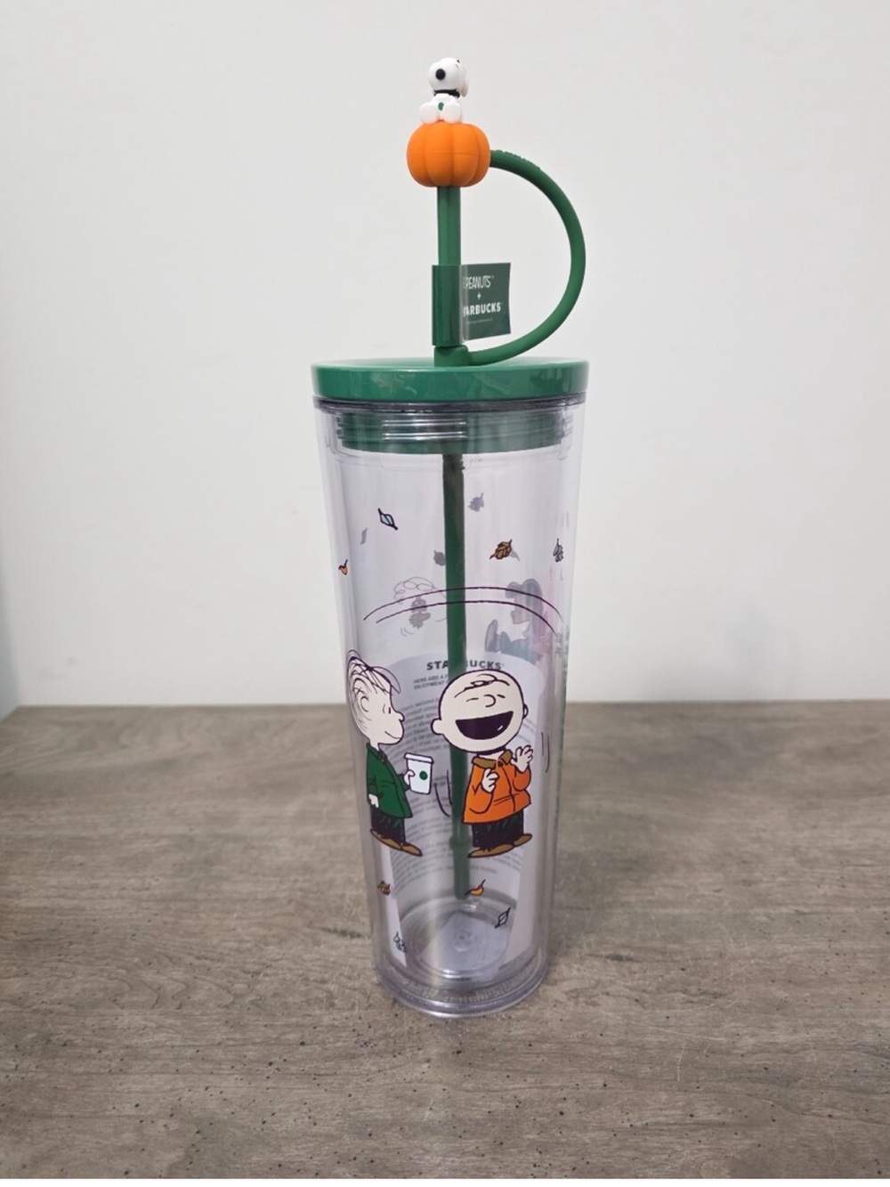 Starbucks x Peanuts Snoopy Halloween Pumpkin Tumbler Cup